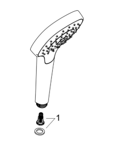 CROMA Select S Handbrause 1jet 110 mm
