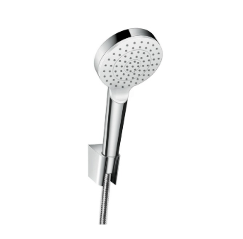 CROMETTA Wannen-Brause-Set 1jet 1250 mm, 14 l/min, weiß/chrom