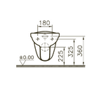DIANA WC Paket: O100 Wand - WC O100 WC-Sitz klassisch