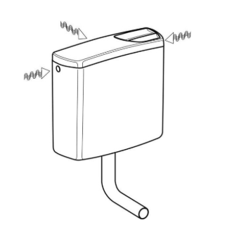 GEBERIT Spülkasten 2-Mengen-Technik