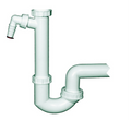 HL Siphon 6/4" mit Waschmasch.-Anschluss HL100